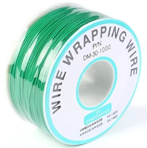 Green Electronic Wire DM-30-1000 - 30 AWG Single Core Tinned Copper Solid Cable - 250M - P/N PCB Green Electronic Wire DM-30-1000 - 30 AWG Single Core Tinned Copper Solid Cable - 250M - P/N PCB