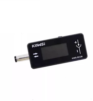 KWS-DC28 DC Power Meter 0-12A Current Range, 4-30V, 5525 Jack, 0.96" HD Screen, Voltage/Current/Power/Capacity Test KWS-DC28 DC Power Meter 0-12A Current Range, 4-30V, 5525 Jack, 0.96" HD Screen, Voltage/Current/Power/Capacity Test