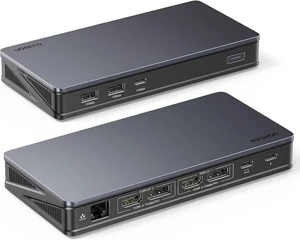 UGREEN Revodok Pro 209 USB C Docking Station, DisplayLink 9-in-1 Dual 4K@60hz Monitor Dock for MacBook & Windows with 2 DP & 2 HDMI, 10 Gbps USB C & USB-A Data Ports, 100W PD, Gigabit Ethernet UGREEN Revodok Pro 209 USB C Docking Station, DisplayLink 9-in-1 Dual 4K@60hz Monitor Dock for MacBook & Windows with 2 DP & 2 HDMI, 10 Gbps USB C & USB-A Data Ports, 100W PD, Gigabit Ethernet