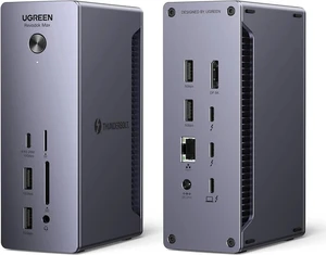 UGREEN Revodok Max 213 Thunderbolt 4 Dock, 13-in-1 40Gbps Docking Station with Dual 4K@60Hz or Single 8K Display, 90W Charging for Laptop, 2.5GbE, SD/TF 4.0 for MacBook Windows PC Laptops and More UGREEN Revodok Max 213 Thunderbolt 4 Dock, 13-in-1 40Gbps Docking Station with Dual 4K@60Hz or Single 8K Display, 90W Charging for Laptop, 2.5GbE, SD/TF 4.0 for MacBook Windows PC Laptops and More