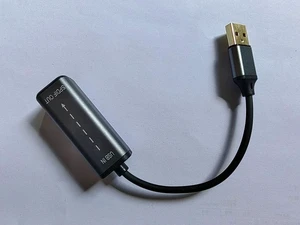 Aluminum USB-A to TOSLINK Optical Audio Adapter USB Male to SPDIF Fiber Female, Digital Audio Signal Converter, PCM Support for Soundbars / DAC / AV Receivers Aluminum USB-A to TOSLINK Optical Audio Adapter USB Male to SPDIF Fiber Female, Digital Audio Signal Converter, PCM Support for Soundbars / DAC / AV Receivers