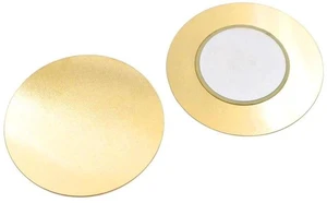 30pcs 41mm Copper Plate Piezoelectric Ceramic Disc for DIY Audio Systems Acoustic Sensor Microphone Pickup 30pcs 41mm Copper Plate Piezoelectric Ceramic Disc for DIY Audio Systems Acoustic Sensor Microphone Pickup