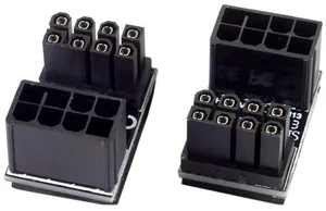 180 Degree U-Turn ATX 8Pin Female to Male GPU Power Angled Adapter for Desktop Graphics Cards 180 Degree U-Turn ATX 8Pin Female to Male GPU Power Angled Adapter for Desktop Graphics Cards