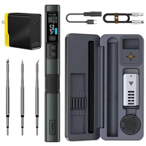 HS-02B 100W Corded Micro Soldering Iron Kit, 2S Fast Heating HS-02B 100W Corded Micro Soldering Iron Kit, 2S Fast Heating