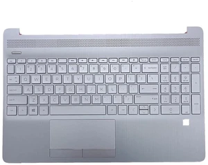 L52155-001 Replacement for HP 15T-DW200 15T-DW300 15Z-GW000 15-DW3032CL 15T-DW 15-DW 15-GW 15s-du Laptop Upper Top Cover Case Palmrest NOT-Backlit US Keyboard Touchpad Assembly Part Sliver L52155-001 Replacement for HP 15T-DW200 15T-DW300 15Z-GW000 15-DW3032CL 15T-DW 15-DW 15-GW 15s-du Laptop Upper Top Cover Case Palmrest NOT-Backlit US Keyboard Touchpad Assembly Part Sliver