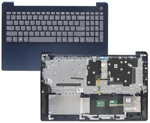 Replacement for Lenovo ideapad 3-15ITL6 3-15ALC6 Laptop Upper Top Cover Case Palmrest Backlit Keyboard Touchpad Assembly Part 5CB1B62097 Blue Replacement for Lenovo ideapad 3-15ITL6 3-15ALC6 Laptop Upper Top Cover Case Palmrest Backlit Keyboard Touchpad Assembly Part 5CB1B62097 Blue