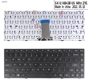 US Keyboard for LENOVO G40-70 Flex 2 14 BLACK FRAME BLACK Without Foil US Keyboard for LENOVO G40-70 Flex 2 14 BLACK FRAME BLACK Without Foil