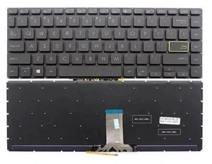 Laptop US Keyboard For ASUS K433EA K433FA With Backlit Without Frame Black Laptop US Keyboard For ASUS K433EA K433FA With Backlit Without Frame Black