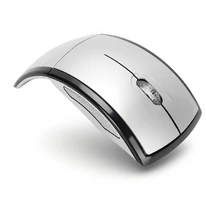 Folding Wireless Mouse, Slim Foldable Touch Travel Mouse with 2.4 Receiver, Ergonomic Computer Mouses Magnetic Power Off Switch for Laptop PCComputer (Silver) Folding Wireless Mouse, Slim Foldable Touch Travel Mouse with 2.4 Receiver, Ergonomic Computer Mouses Magnetic Power Off Switch for Laptop PCComputer (Silver)