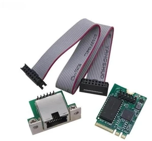 M.2 A+E Key 2.5G Ethernet LAN Card, RTL8125BG Chip M2 A/E to RJ45 COM Port Network Adapter, 2.5G/1G/100Mbps Gigabit NIC for Desktop PC M.2 A+E Key 2.5G Ethernet LAN Card, RTL8125BG Chip M2 A/E to RJ45 COM Port Network Adapter, 2.5G/1G/100Mbps Gigabit NIC for Desktop PC