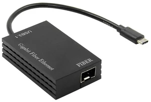 RTL8153 Type-C to SFP Gigabit Fiber Ethernet Adapter USB-C to 1000Mbps SFP Fiber Network Card, SFP Port LAN Adapter for Laptop / MacBook / Tablet RTL8153 Type-C to SFP Gigabit Fiber Ethernet Adapter USB-C to 1000Mbps SFP Fiber Network Card, SFP Port LAN Adapter for Laptop / MacBook / Tablet