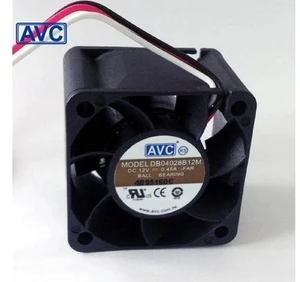 cooling fan DB04028B12M -FAR DC12V 0.45A Server Square Fan 3-wire 40x40x28mm 4cm 40 pcs/lot AVC cooling fan DB04028B12M -FAR DC12V 0.45A Server Square Fan 3-wire 40x40x28mm 4cm 40 pcs/lot AVC