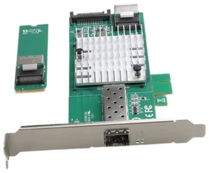 M.2 to 10G SFP+ Fiber Network Card 82599 10Gbps Ethernet Adapter, X520-DA1, for Cybercafé / Gaming Hotel / Diskless Boot / LAN Center M.2 to 10G SFP+ Fiber Network Card 82599 10Gbps Ethernet Adapter, X520-DA1, for Cybercafé / Gaming Hotel / Diskless Boot / LAN Center