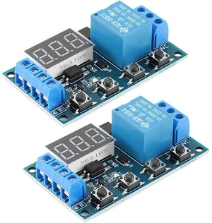 HW-521B 1-Channel Timer Relay Module Delay DC 6-30V Power Off Disconnect Trigger Delay Cycle Timer with LED Display Circuit On Type-C USB-C Interface, Smart Home Controller HW-521B 1-Channel Timer Relay Module Delay DC 6-30V Power Off Disconnect Trigger Delay Cycle Timer with LED Display Circuit On Type-C USB-C Interface, Smart Home Controller