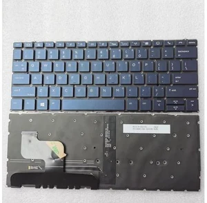 US replacement Keyboard For HP ELITE Dragonfly G2 MAX 13.3 Laptop blue US replacement Keyboard For HP ELITE Dragonfly G2 MAX 13.3 Laptop blue