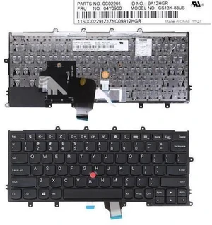US Keyboard for IBM Thinkpad X240 X240S X250 X260 BLACK With Point US Keyboard for IBM Thinkpad X240 X240S X250 X260 BLACK With Point