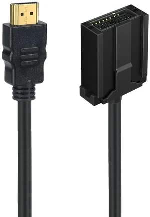 HDMI Type-E to HDMI Cable Automotive High-Definition Audio/Video Dedicated Line, HDMI E-Type to HDMI Male Adapter Cable for Car Infotainment / Navigation Systems HDMI Type-E to HDMI Cable Automotive High-Definition Audio/Video Dedicated Line, HDMI E-Type to HDMI Male Adapter Cable for Car Infotainment / Navigation Systems