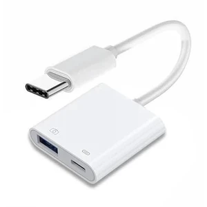 USB-C to USB 3.0 Type-A Female Adapter, PD Charging & Data Converter for Mac, Laptops, Tablets & Phones USB-C to USB 3.0 Type-A Female Adapter, PD Charging & Data Converter for Mac, Laptops, Tablets & Phones