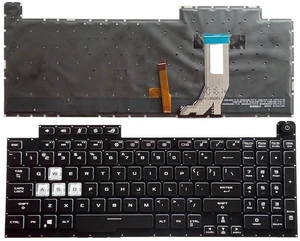 Laptop Replacement US Layout Keyboard for ASUS ROG G731 G731GT G731GV G731GU G731GW G732L G732G G712 G712L G731G Without Frame,No TrackPoint,Backlit Black Laptop Replacement US Layout Keyboard for ASUS ROG G731 G731GT G731GV G731GU G731GW G732L G732G G712 G712L G731G Without Frame,No TrackPoint,Backlit Black