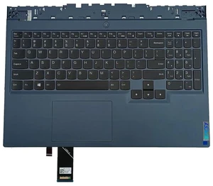 Replacement for Lenovo Legion 5-15ACH6 82JW Laptop Upper Top Cover Case Palmrest Backlit US Keyboard Touchpad Assembly Part 5CB1C93036 Replacement for Lenovo Legion 5-15ACH6 82JW Laptop Upper Top Cover Case Palmrest Backlit US Keyboard Touchpad Assembly Part 5CB1C93036