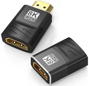 2 Pack HDMI 2.1 Female to Female Coupler Adapter, 8K@60Hz 4K@120Hz HDR eARC HDMI Extension Connector for HDTV PC Laptop Monitor PS5 2 Pack HDMI 2.1 Female to Female Coupler Adapter, 8K@60Hz 4K@120Hz HDR eARC HDMI Extension Connector for HDTV PC Laptop Monitor PS5