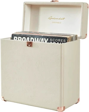 Record Storage and Carrying Case, Fits all Standard Records - 33 1/3, 45 and 78 RPM, Holds 30 Albums, Perfect for your Treasured Record Collection (Flora Engraved) Record Storage and Carrying Case, Fits all Standard Records - 33 1/3, 45 and 78 RPM, Holds 30 Albums, Perfect for your Treasured Record Collection (Flora Engraved)