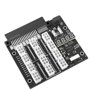 Server Power Supply to 6-Pin GPU Adapter Board 36+24 Pin to 12 x 6-Pin PCIe Power Converter for Graphics Card Mining / Server / Workstation Server Power Supply to 6-Pin GPU Adapter Board 36+24 Pin to 12 x 6-Pin PCIe Power Converter for Graphics Card Mining / Server / Workstation