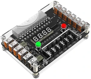 ATX 24-Pin to 12-Port USB Adapter Board Side-Mount, Voltage Regulator / Splitter, 24P Power Distribution Board for Desktop / Mining / DIY ATX 24-Pin to 12-Port USB Adapter Board Side-Mount, Voltage Regulator / Splitter, 24P Power Distribution Board for Desktop / Mining / DIY