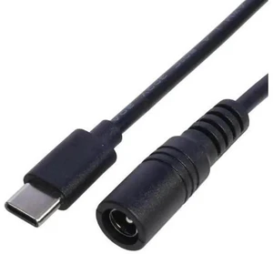 USB-C Male to DC 5.5×2.1mm Female Power Conversion Cable, Type-C to 5521 Barrel Jack Adapter Cord for DC Power Supply Conversion USB-C Male to DC 5.5×2.1mm Female Power Conversion Cable, Type-C to 5521 Barrel Jack Adapter Cord for DC Power Supply Conversion