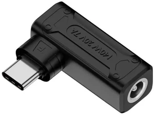 140W 90 Degree Angled DC 5.5x2.5mm to USB-C PD Charging Adapter, 100W Max DC Input to Type-C Power Converter Plug for Laptops, Phones & Tablets 140W 90 Degree Angled DC 5.5x2.5mm to USB-C PD Charging Adapter, 100W Max DC Input to Type-C Power Converter Plug for Laptops, Phones & Tablets