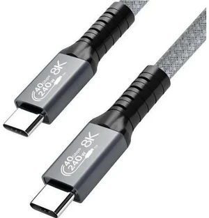 1.6FT 240W USB4 USB-C to USB-C Cable | 40Gbps, 8K/5K@60Hz Video, Thunderbolt 3/4 Compatible for MacBook, eGPU & Docking Station 1.6FT 240W USB4 USB-C to USB-C Cable | 40Gbps, 8K/5K@60Hz Video, Thunderbolt 3/4 Compatible for MacBook, eGPU & Docking Station
