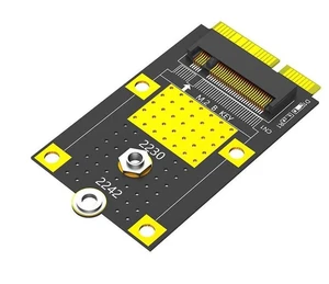 mSATA to M.2 SATA Adapter Card mSATA to NGFF SSD Converter, Supports 2230 / 2242 M.2 SATA Drives, SSD Expansion Adapter for Desktop / Laptop / Embedded mSATA to M.2 SATA Adapter Card mSATA to NGFF SSD Converter, Supports 2230 / 2242 M.2 SATA Drives, SSD Expansion Adapter for Desktop / Laptop / Embedded
