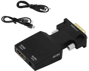 1080P VGA Male to HDMI Female Converter Cable, VGA to HDMI Adapter 1080P VGA Male to HDMI Female Converter Cable, VGA to HDMI Adapter