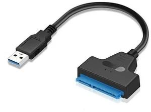 SATA to USB 3.0 Adapter Cable, 6Gbps 22Pin SATA III Cord for 2.5 Inch SATA HDD & SSD SATA to USB 3.0 Adapter Cable, 6Gbps 22Pin SATA III Cord for 2.5 Inch SATA HDD & SSD
