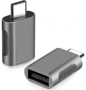 2 Pack USB-C Male to USB 3.0 Female Adapter, Space Grey Converter for MacBook, iMac, iPad & Thunderbolt Devices 2 Pack USB-C Male to USB 3.0 Female Adapter, Space Grey Converter for MacBook, iMac, iPad & Thunderbolt Devices