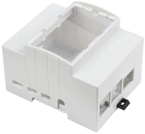 Raspberry Pi 4 Case, DIN Rail ABS Case, Clear Top Window, Large Inner Space, Compatible with Various Raspberry Pi HATs Raspberry Pi 4 Case, DIN Rail ABS Case, Clear Top Window, Large Inner Space, Compatible with Various Raspberry Pi HATs