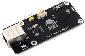 PCIe to Gigabit ETH Board (C) for Raspberry Pi 5,10/100/1000Mbps Network Standard,Pice x1 GEN2 Interface,RJ45 Gigabit Ethernet Port PCIe to Gigabit ETH Board (C) for Raspberry Pi 5,10/100/1000Mbps Network Standard,Pice x1 GEN2 Interface,RJ45 Gigabit Ethernet Port