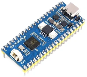 RP2040-Plus Mini Board with Pre-Soldered Header Pico-Like MCU Board Based on Raspberry Pi RP2040 Chip,Dual-core Arm Cortex M0+ Processor,USB-C Connector,4MB Flash,Higher Current DC-DC Chip RP2040-Plus Mini Board with Pre-Soldered Header Pico-Like MCU Board Based on Raspberry Pi RP2040 Chip,Dual-core Arm Cortex M0+ Processor,USB-C Connector,4MB Flash,Higher Current DC-DC Chip