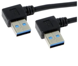 90 Degree Right Angle USB 3.0 Extension Cable, Male to Female High Speed Cord for External Hard Drive & PC, 0.2M Short Cable 90 Degree Right Angle USB 3.0 Extension Cable, Male to Female High Speed Cord for External Hard Drive & PC, 0.2M Short Cable