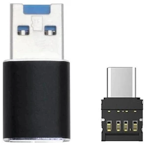USB 3.0 Card Reader for SD/SDXC/TF Micro SD Cards with USB-A & USB-C OTG Dual Connectors, Compatible with Phones & Tablets USB 3.0 Card Reader for SD/SDXC/TF Micro SD Cards with USB-A & USB-C OTG Dual Connectors, Compatible with Phones & Tablets
