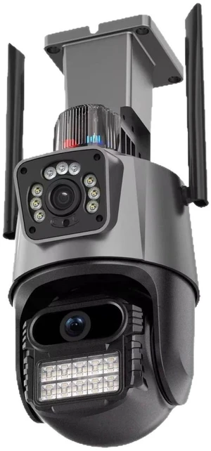 V380 Dual-Lens Bullet & PTZ WiFi Security Camera Outdoor HD Night Vision, Smart Wireless Surveillance, US V380 Dual-Lens Bullet & PTZ WiFi Security Camera Outdoor HD Night Vision, Smart Wireless Surveillance, US