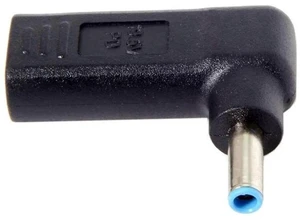 USB 3.1 Type-C to DC 4.5x3.0mm Adapter, 90 Degree Angled PD Emulator Trigger for HP Dell Laptop Charging USB 3.1 Type-C to DC 4.5x3.0mm Adapter, 90 Degree Angled PD Emulator Trigger for HP Dell Laptop Charging