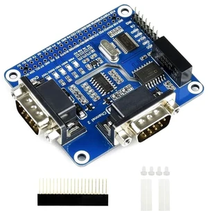2-Channel Isolated RS232 Expansion HAT for Raspberry Pi Model 4 B/3B+/3B/2B/B+/A+/Zero/Zero W Adopts SC16IS752+SP3232 Combination, Converts SPI to RS232, Data Rate up to 921600bps 2-Channel Isolated RS232 Expansion HAT for Raspberry Pi Model 4 B/3B+/3B/2B/B+/A+/Zero/Zero W Adopts SC16IS752+SP3232 Combination, Converts SPI to RS232, Data Rate up to 921600bps