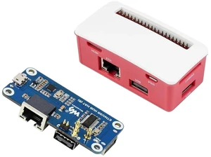 Ethernet/USB HUB HAT B with Box ABS Case for Raspberry Pi Zero/Zero W/2 W/Zero WH/2 WH,PC,with 1 RJ45 10/100M Ethernet Port, 3 USB Ports Compatible with USB2.0/1.1 Ethernet/USB HUB HAT B with Box ABS Case for Raspberry Pi Zero/Zero W/2 W/Zero WH/2 WH,PC,with 1 RJ45 10/100M Ethernet Port, 3 USB Ports Compatible with USB2.0/1.1