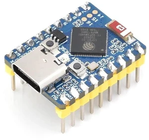 ESP32-S3 Mini Development Board with Pre-Soldered Header,2.4GHz Wi-Fi,Bluetooth 5 Support,Based on ESP32-S3FH4R2 Dual-Core Processor,240MHz Running Frequency, USB Type-C Port ESP32-S3 Mini Development Board with Pre-Soldered Header,2.4GHz Wi-Fi,Bluetooth 5 Support,Based on ESP32-S3FH4R2 Dual-Core Processor,240MHz Running Frequency, USB Type-C Port