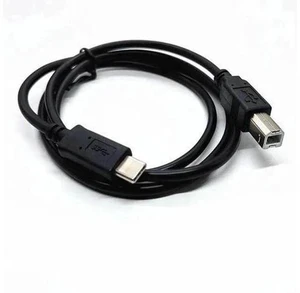 Braided USB-C to USB 2.0 B Printer Cable, Compatible with MacBook, Brother Printers & MIDI Controllers Braided USB-C to USB 2.0 B Printer Cable, Compatible with MacBook, Brother Printers & MIDI Controllers