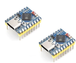 2 PCS ESP32-S3 Mini Development Board with Pre-Soldered Header,2.4GHz Wi-Fi,Bluetooth 5 Support,Based on ESP32-S3FH4R2 Dual-Core Processor,240MHz Running Frequency, USB Type-C Port 2 PCS ESP32-S3 Mini Development Board with Pre-Soldered Header,2.4GHz Wi-Fi,Bluetooth 5 Support,Based on ESP32-S3FH4R2 Dual-Core Processor,240MHz Running Frequency, USB Type-C Port