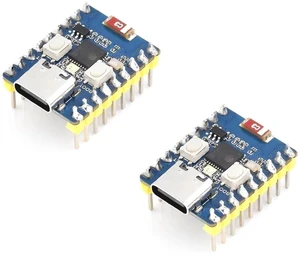 2 PCS ESP32-C3 Mini Development Board with Pre-Soldered Header with 2.4GHz Wi-Fi,Bluetooth 5 Support,Based on ESP32-C3FN4 Single-core Processor,160MHz Running Frequency, USB Type-C Port 2 PCS ESP32-C3 Mini Development Board with Pre-Soldered Header with 2.4GHz Wi-Fi,Bluetooth 5 Support,Based on ESP32-C3FN4 Single-core Processor,160MHz Running Frequency, USB Type-C Port