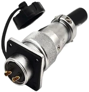 WS20 2PIN Metal Power Connector Electrical Power Supply Plug Socket WS20 2PIN Metal Power Connector Electrical Power Supply Plug Socket