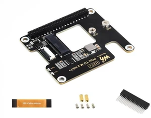 PCIe to M.2 Adapter for Raspberry Pi 5,Support M.2 NVMe SSD 2230 2242,Supports Gen2 and Gen3 Modes PCIe to M.2 Adapter for Raspberry Pi 5,Support M.2 NVMe SSD 2230 2242,Supports Gen2 and Gen3 Modes